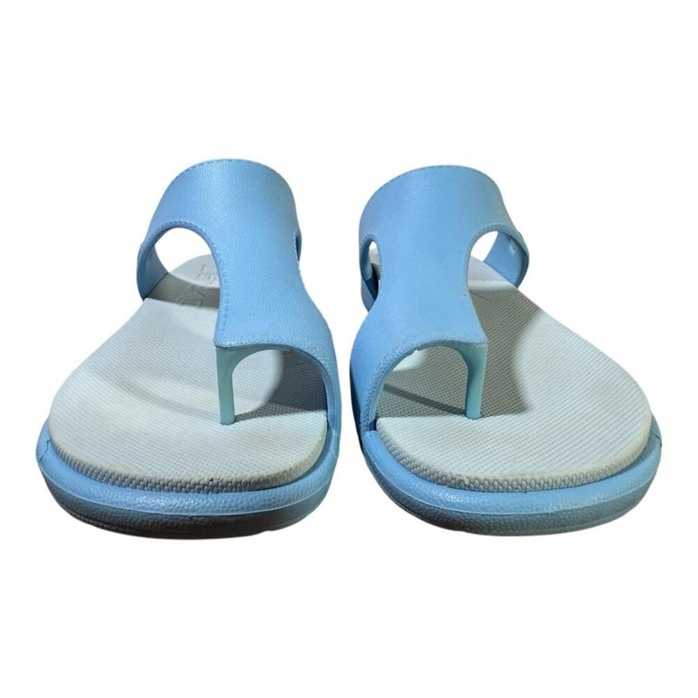 Dansko Krystal Blue Toe Loop Sandal Women size 39 US 9 - Picture 3 of 6